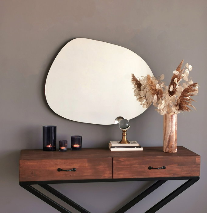 Hanah Home Gusto Ayna A340 Espejo Negro